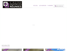 Tablet Screenshot of lesagencesreunies.com